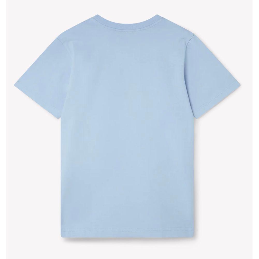 Casablanca Blue Cotton T-Shirt CA-14843-S