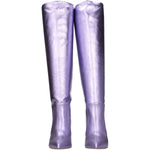Paris Texas Purple Leather High Heel Boots PA-8547292021001-EU36/US6