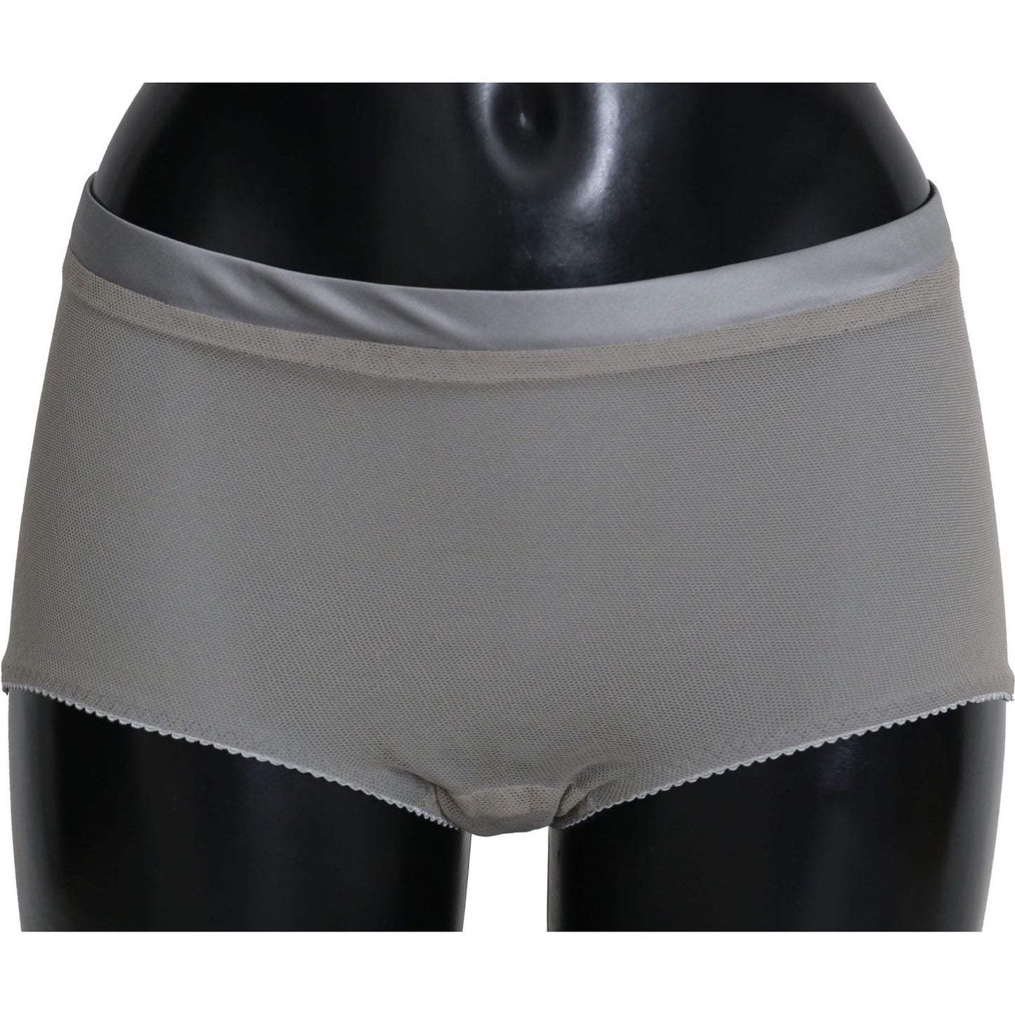 Dolce & Gabbana Shimmering Silver Stretch Cotton Underwear Dolce & Gabbana Dim Gray