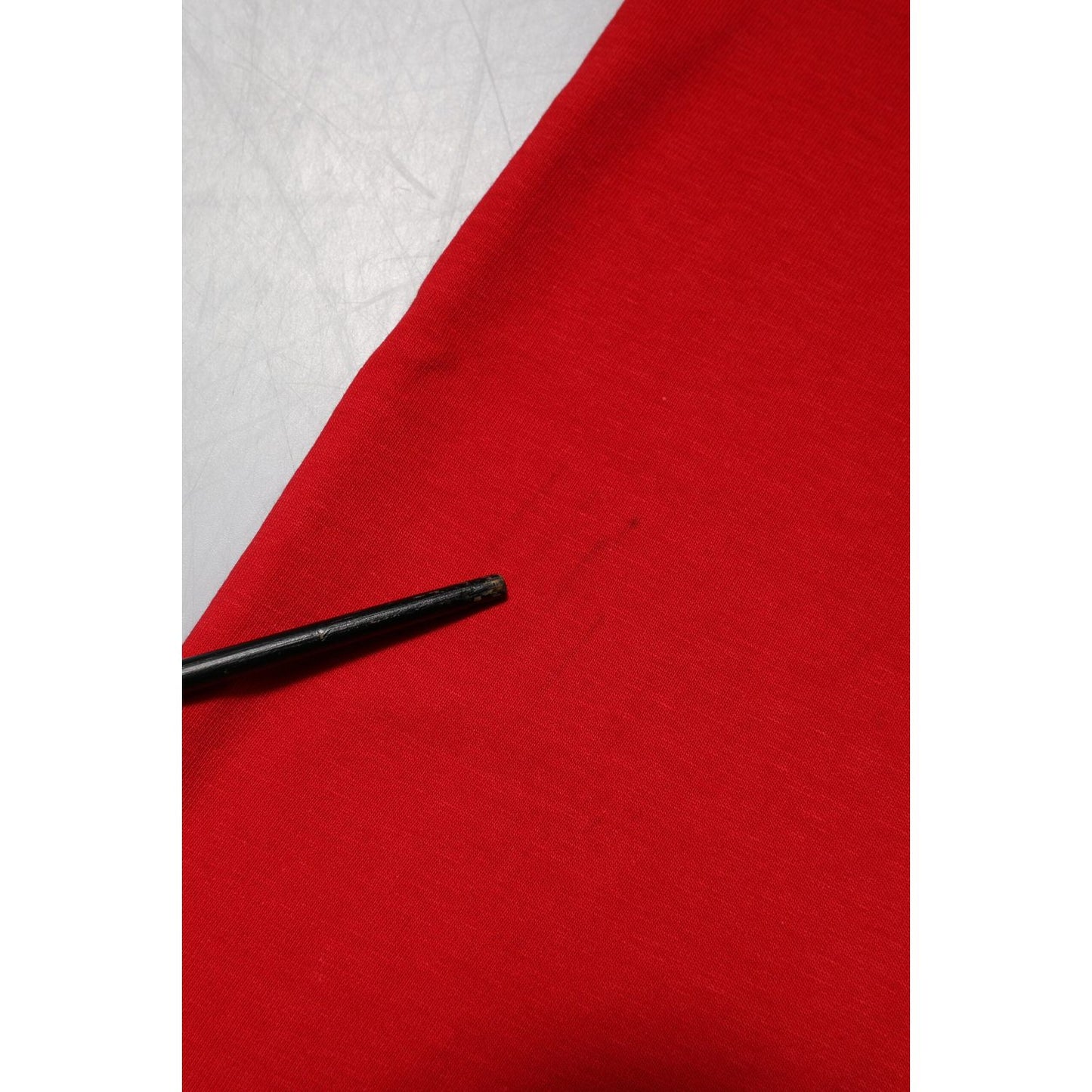 Dolce & Gabbana Red Plain Crew Neck Short Sleeves T-shirt TSH90713-46