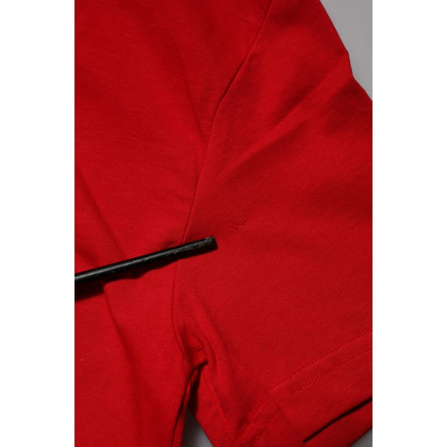 Dolce & Gabbana Red Crew Neck Short Sleeve Casual Tee T-shirt TSH90718-44