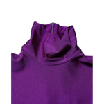 Dolce & Gabbana Purple Nylon Turtleneck Bodycon Jumpsuit Dress DR81789-40