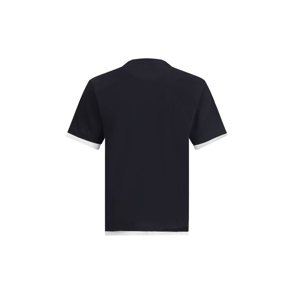 Prada Double layer T-Shirt PR-UJN912SWMO11CDF0967-S