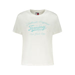 Tommy Hilfiger White Cotton Women T-Shirt TO-39455-S