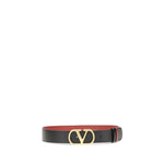 Valentino Garavani Reversible VLogo Belt VA-7W2T0SQ4IYR43K-100 CM / 40 INCHES