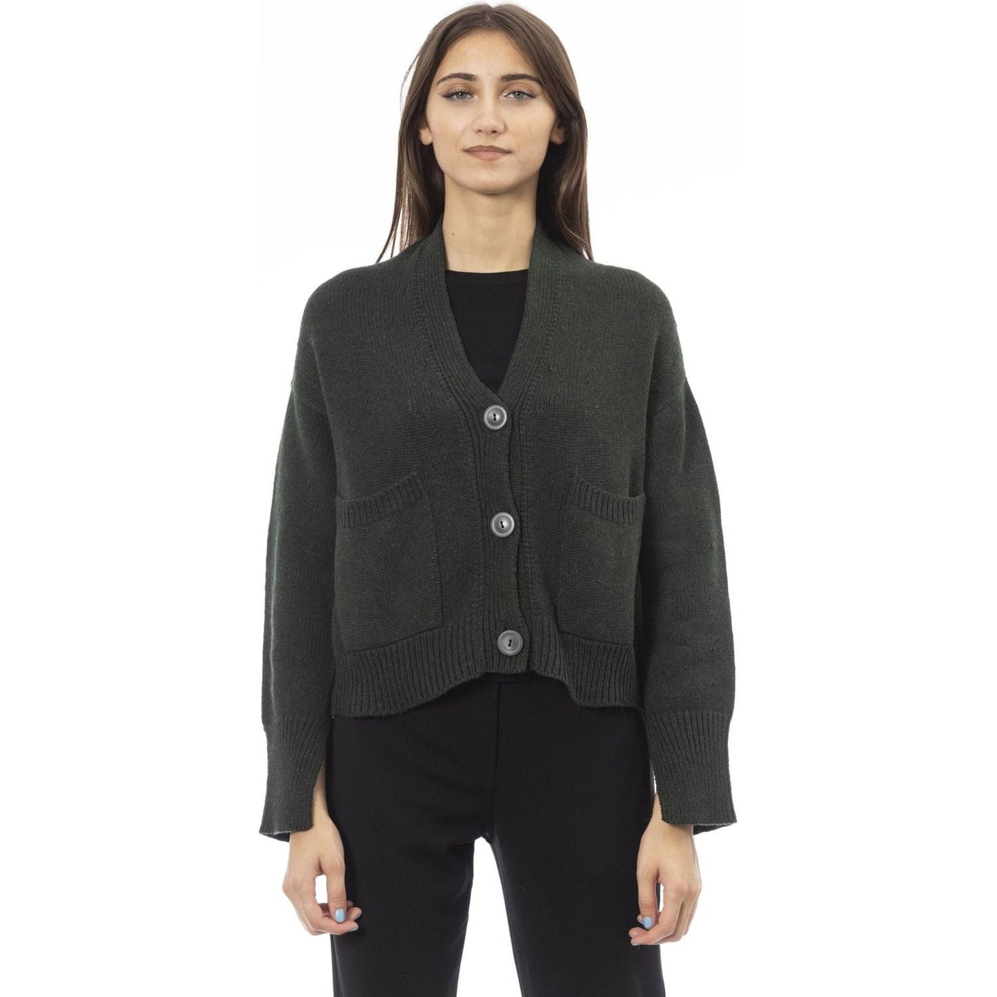 Alpha Studio Sweaters Sweaters Alpha Studio Dark Slate Gray