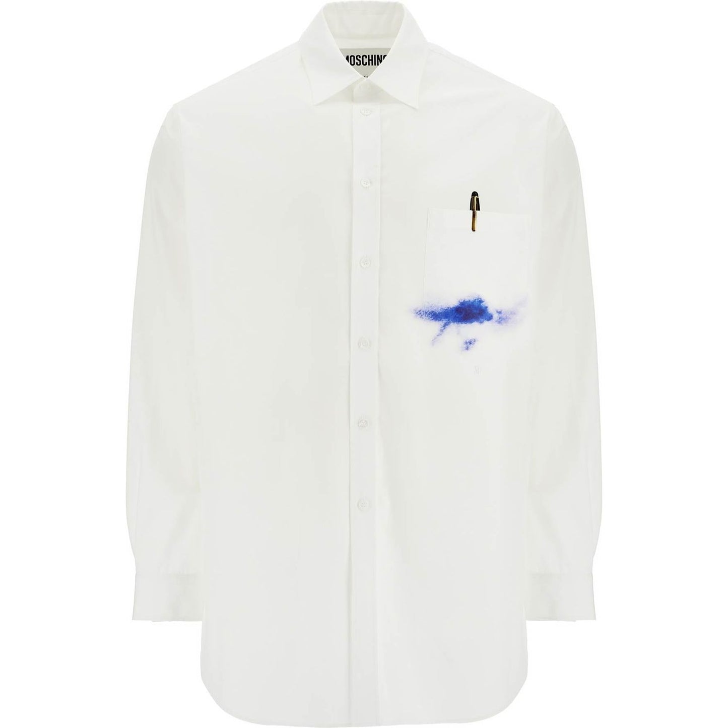 Moschino printed pocket shirt with button Shirts Moschino Beige