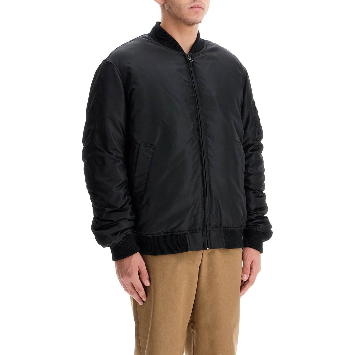 Moschino "bomber jacket with time Jackets Moschino Black