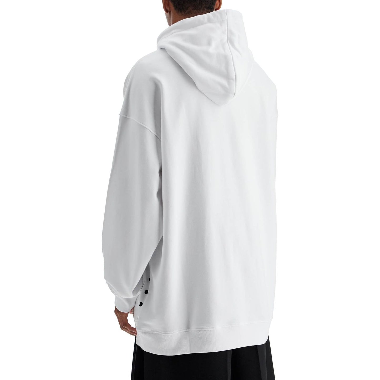 Moschino hooded sweatshirt with letter Topwear Moschino Light Gray