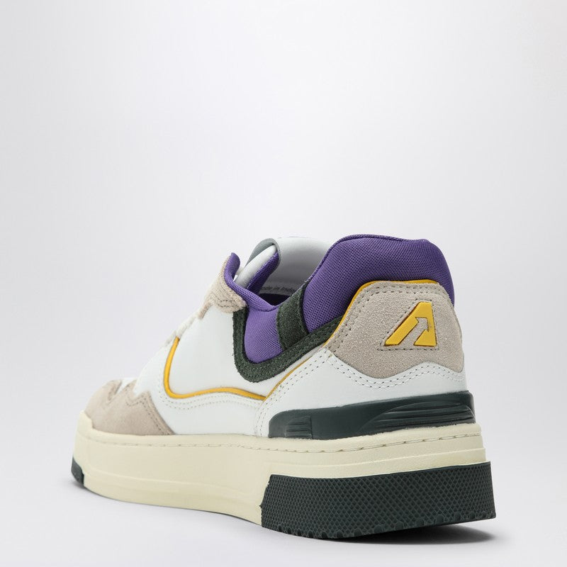 Autry AUTRY Low CLC white/purple/dark green sneaker Fall - Winter 2024,LDin,Women,Women > Shoes,Women > Shoes > Sneakers,Yes Eu ROLWMM36/P_AUTRY-MM36_500