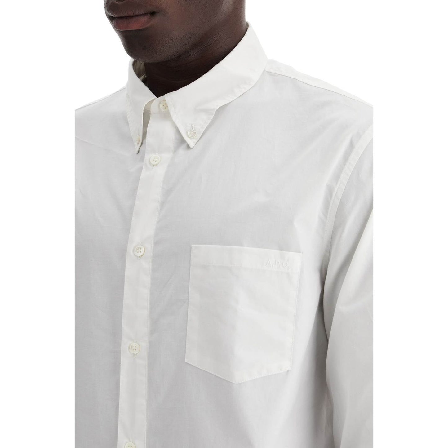 A.P.C. edouard button-down shirt Shirts A.P.C. Light Gray