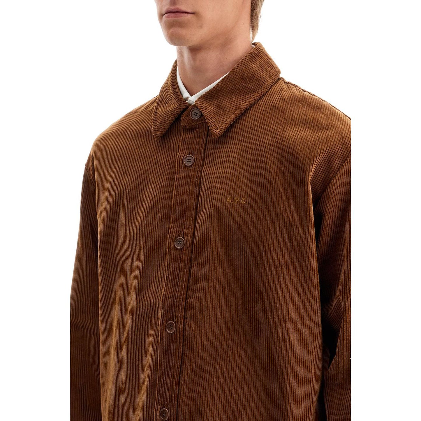 A.P.C. corduroy bobby overs Vests A.P.C. Saddle Brown