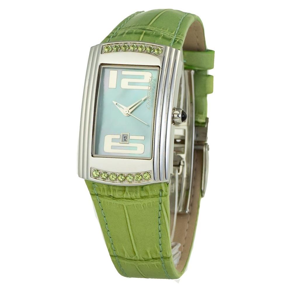 Chronotech Chronotech Green Leather Watch CHCT7017L10SAC 1728,Chronotech,Green,New with tags,Watches for Women - Watches,Women