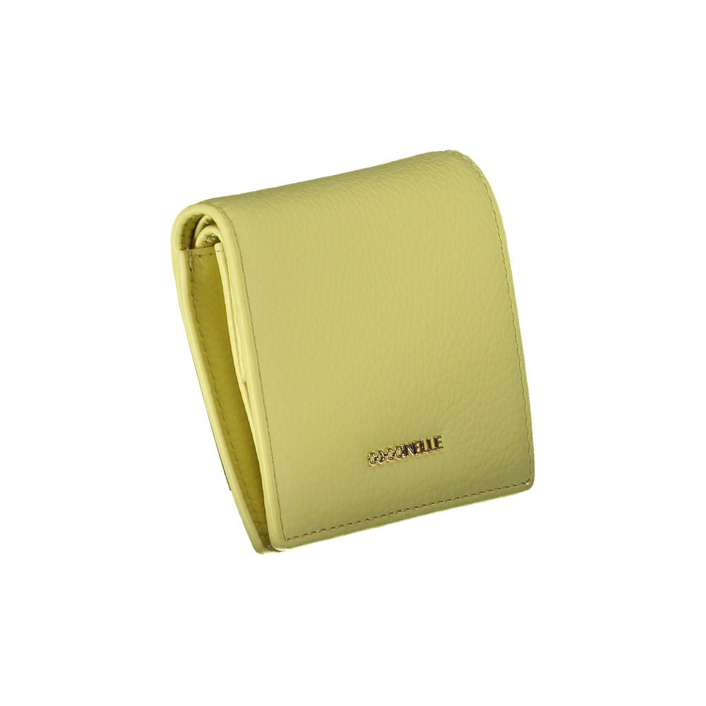 Coccinelle Coccinelle Yellow Leather Wallet CO-29312 1728,67403481248,Coccinelle,New with tags,Wallets - Women - Bags,Women,Yellow