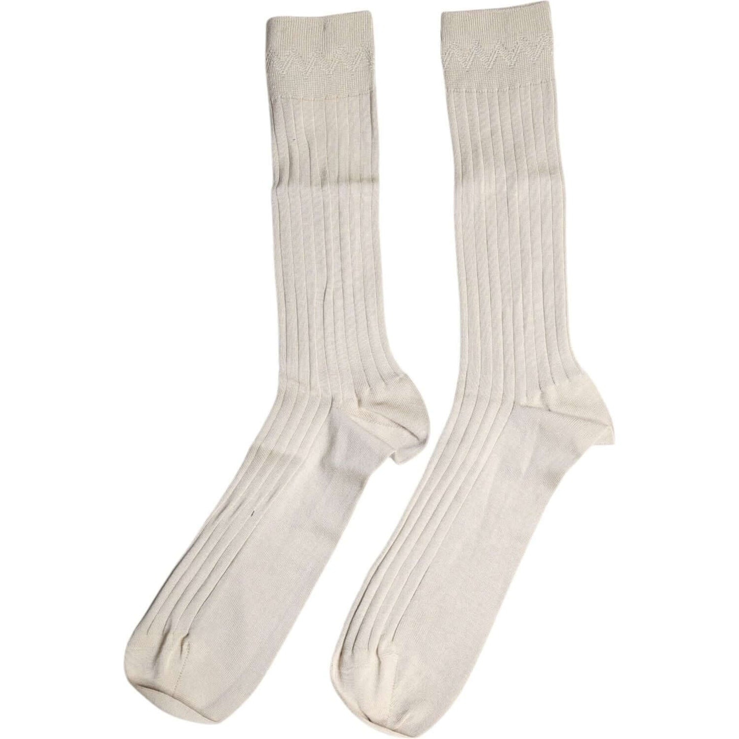 Dolce & Gabbana Dolce & Gabbana Beige Cotton Stretch Logo Mid Calf Socks SCS2233-L 1728,67345645728,Beige,Dolce & Gabbana,L,Material: Cotton Blend,New with tags,Socks - Men - Accessories,Unisex