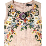 Dolce & Gabbana Dolce & Gabbana Beige Floral Embroidery Sleeveless Tank Top TSH90439-38 1728,67345645728,Beige,Dolce & Gabbana,IT38 | XS,IT44 | L,IT46|XL,Material: 91% Cotton 9% Nylon,New with tags,Tops & T-Shirts - Women - Clothing,Women