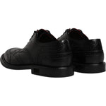 Dolce & Gabbana Dolce & Gabbana Black Leather Derby Wingtip Formal Shoes MV6500-41 1728,67345645728,Black,Dolce & Gabbana,EU41/US8,Formal - Men - Shoes,Material: 100% Calfskin Leather,Men,Preowned / Defect