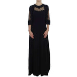 Dolce & Gabbana-Dolce & Gabbana Black Wool Dress-1728,38,67400106144,Black,Clothing,Dolce & Gabbana,Dresses - Women - Clothing,New with tags,Women,Women - Clothing-DO&-1065-38