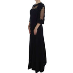 Dolce & Gabbana-Dolce & Gabbana Black Wool Dress-1728,38,67400106144,Black,Clothing,Dolce & Gabbana,Dresses - Women - Clothing,New with tags,Women,Women - Clothing-DO&-1065-38