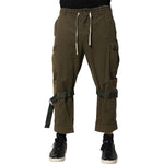 Dolce & Gabbana Dolce & Gabbana Brown Cotton Cargo Drawstring Pants PAN76454-48 1728,67345645728,Brown,Dolce & Gabbana,IT48 | M,Jeans & Pants - Men - Clothing,Material: 99% Cotton 1% Elastane,Men,New with tags
