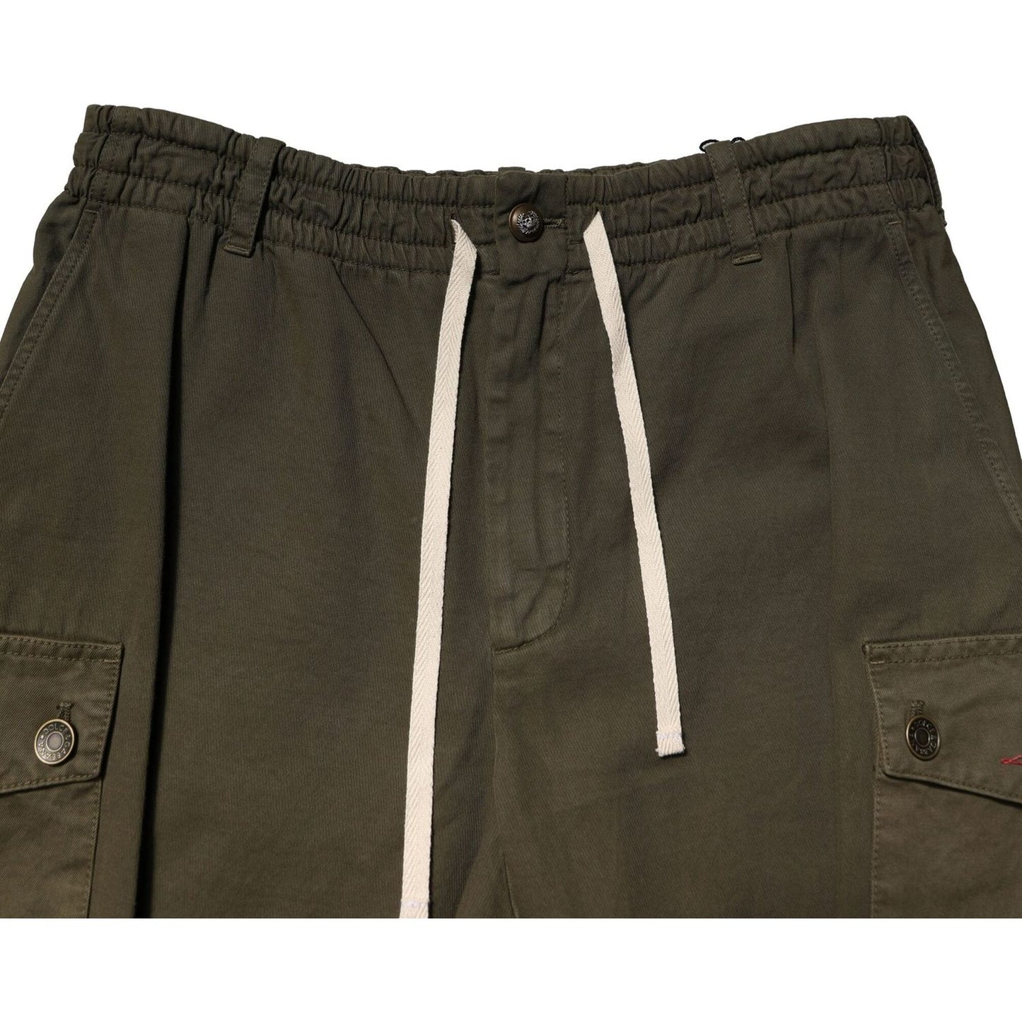 Dolce & Gabbana Dolce & Gabbana Brown Cotton Cargo Drawstring Pants PAN76454-48 1728,67345645728,Brown,Dolce & Gabbana,IT48 | M,Jeans & Pants - Men - Clothing,Material: 99% Cotton 1% Elastane,Men,New with tags