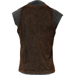 Dolce & Gabbana Dolce & Gabbana Brown Cotton Round Neck Sleeveless T-shirt TSH87482-52 1728,67345645728,Brown,Dolce & Gabbana,IT52 | XL,Material: 100% Cotton,Men,New with tags,T-Shirts - Men - Clothing