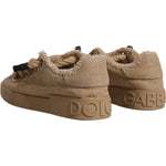 Dolce & Gabbana Dolce & Gabbana Brown Jute Fabric Low Top Men Sneakers Shoes MV6383-42 1728,67345645728,Brown,Dolce & Gabbana,EU42/US9,Material: 100% Jute,Men,Preowned / Defect,Sneakers - Men - Shoes