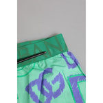 Dolce & Gabbana Dolce & Gabbana Green Cotton DG Logo Printed Boxer Underwear BIK1254-4 1728,67345645728,Dolce & Gabbana,Green,IT4 | S,Material: 93% Cotton 7% Elastane,Men,New with tags,Underwear - Men - Clothing
