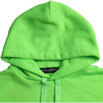 Dolce & Gabbana Green Logo Hooded Pullover Sweatshirt Sweater Dolce & Gabbana Yellow Green