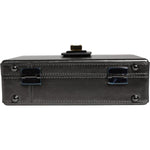 Dolce & Gabbana Metallic Gray DG BOX Leather Shoulder Chain Strap Bag Dolce & Gabbana Dark Slate Gray