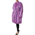Dolce & Gabbana Dolce & Gabbana Purple Button Embellished Trench Coat Jacket JKT41448-36 1728,67345645728,Dolce & Gabbana,IT36|XXS,IT38 | XS,IT40|S,IT42|M,IT44 | L,Jackets & Coats - Women - Clothing,Material: 26% Wool 25% Mohair 25% Polyester Film Fiber 1