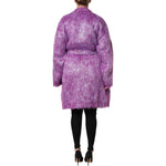 Dolce & Gabbana Dolce & Gabbana Purple Button Embellished Trench Coat Jacket JKT41448-36 1728,67345645728,Dolce & Gabbana,IT36|XXS,IT38 | XS,IT40|S,IT42|M,IT44 | L,Jackets & Coats - Women - Clothing,Material: 26% Wool 25% Mohair 25% Polyester Film Fiber 1