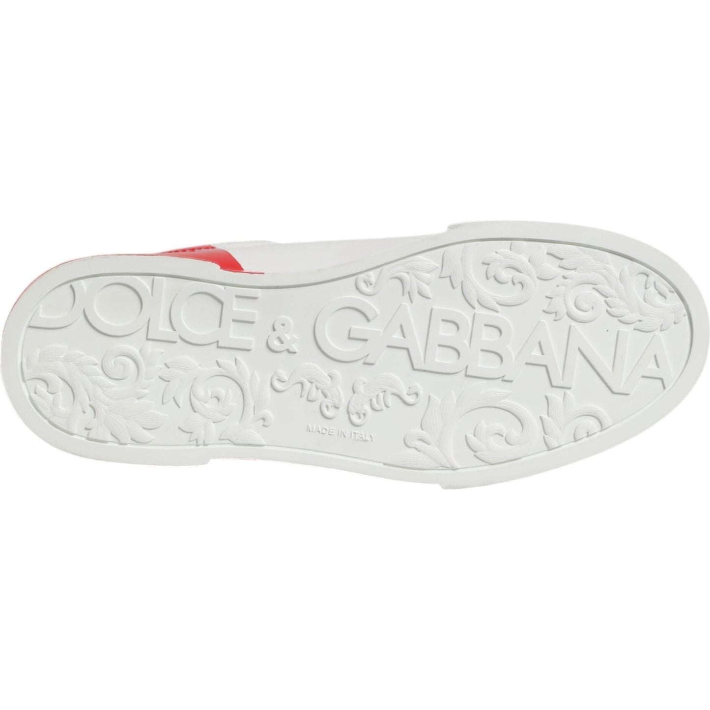 Dolce & Gabbana Dolce & Gabbana White Red Leather Logo Low Top Sneakers Shoes MV7295-39 1728,67345645728,Dolce & Gabbana,EU39/US6,Material: 100% Calf Leather,Men,Men - Shoes,New with tags,Shoes,Sneakers - Men - Shoes,White and Red