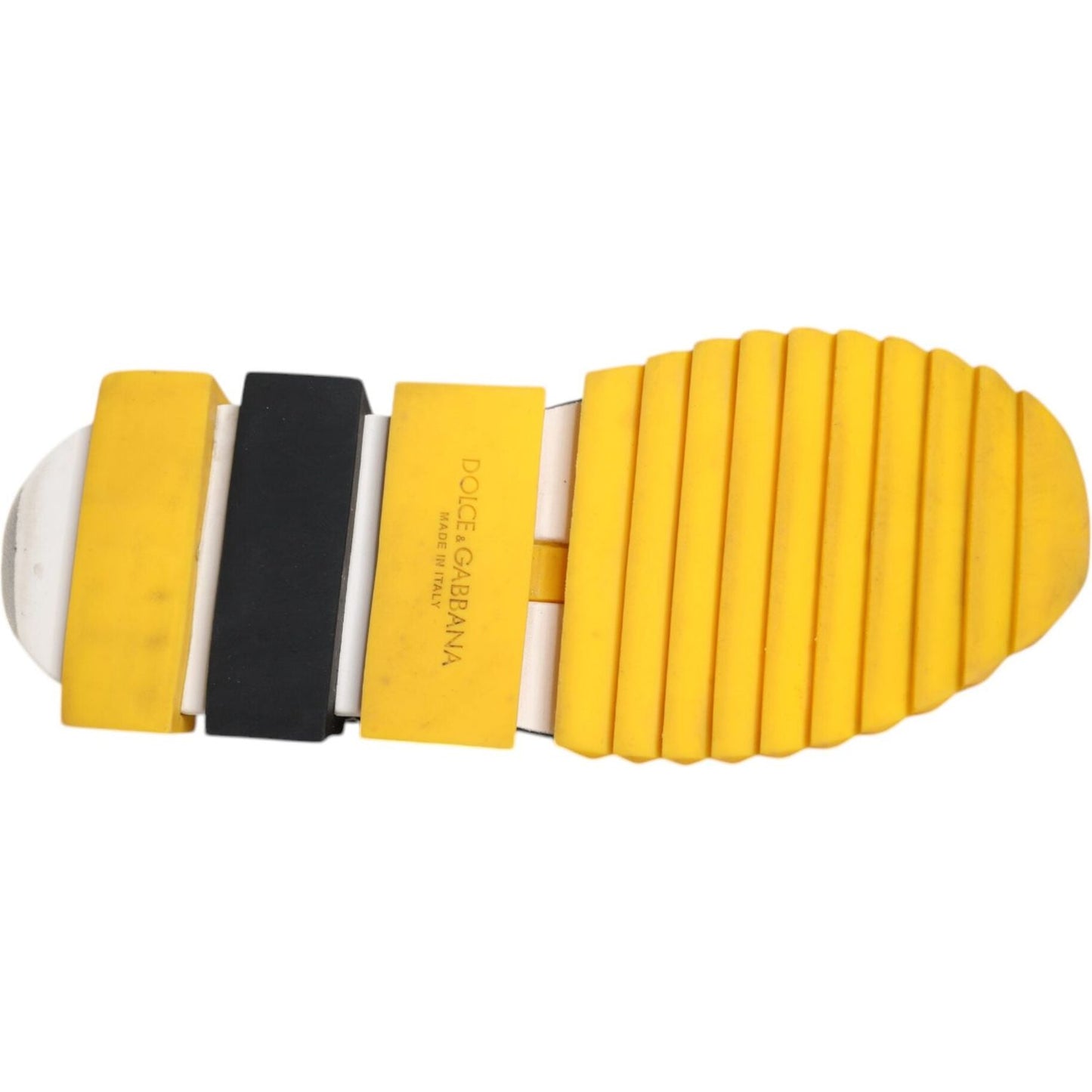 Dolce & Gabbana Dolce & Gabbana Yellow Black Slip On Sorrento Sneaker Shoes MV6627-40.5 1728,67345645728,Dolce & Gabbana,EU40.5/US7.5,Material: 65% Polyester 15% Viscose 10% Nylon 10% Elastane,Men,Men - Shoes,New with tags,Shoes,Sneakers - Men - Shoes,Yel