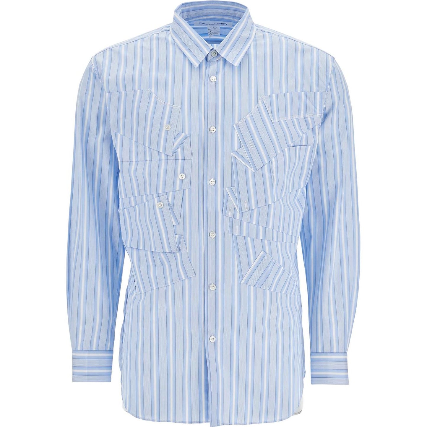 Comme Des Garçons Shirt in cotton poplin Shirts Comme Des Garcons Shirt Light Steel Blue