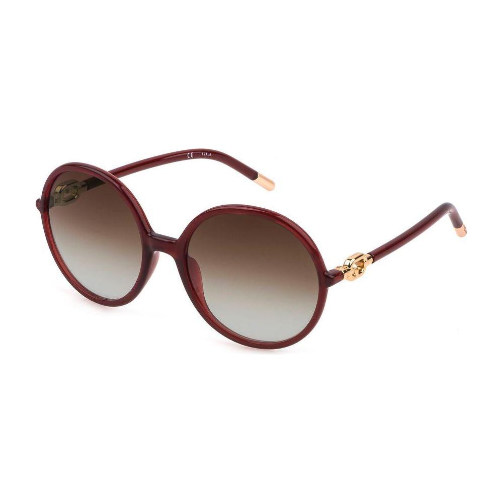 Furla Furla Red Acetate Sunglasses FUSFU537560AFDAC 1728,Furla,New with tags,Red,Sunglasses for Women - Sunglasses,Women