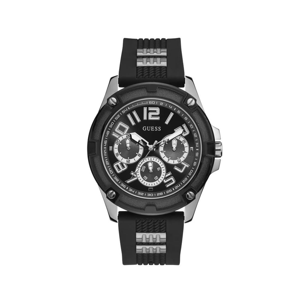 Guess Guess Black Synthetic Watch GUGW0051G1AC 1728,67434610848,Black,Guess,Men,New with tags,Watches for Men - Watches