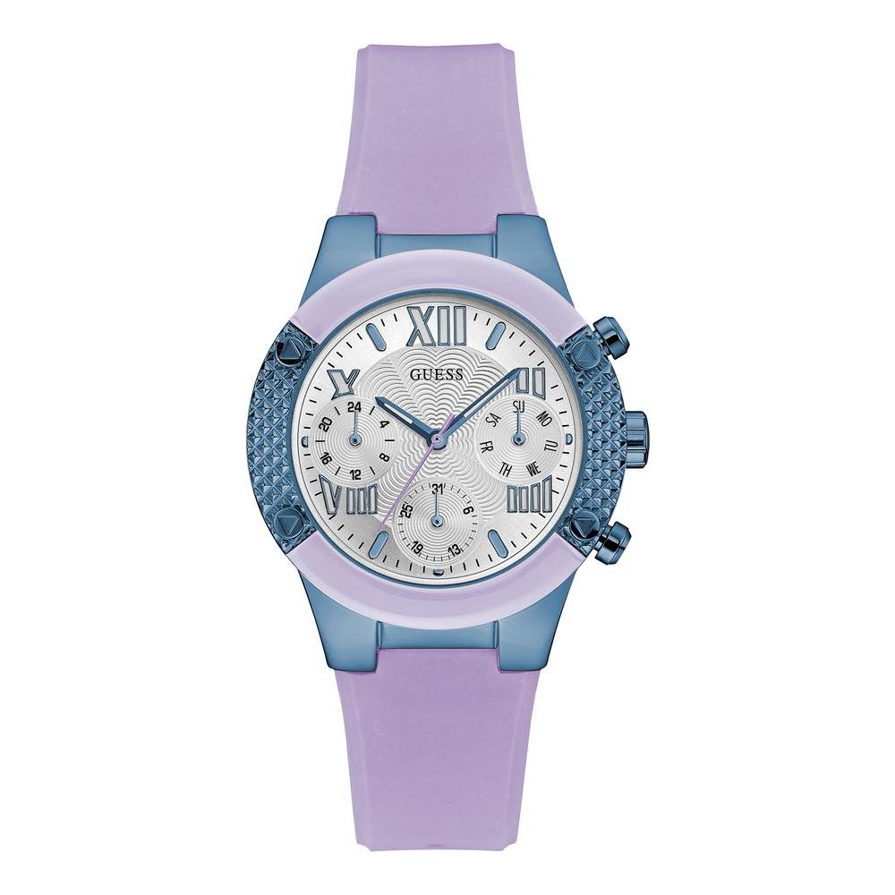 Guess Guess Purple Silicone Watch GUW0958L2AC 1728,Guess,New with tags,Purple,Watches for Women - Watches,Women