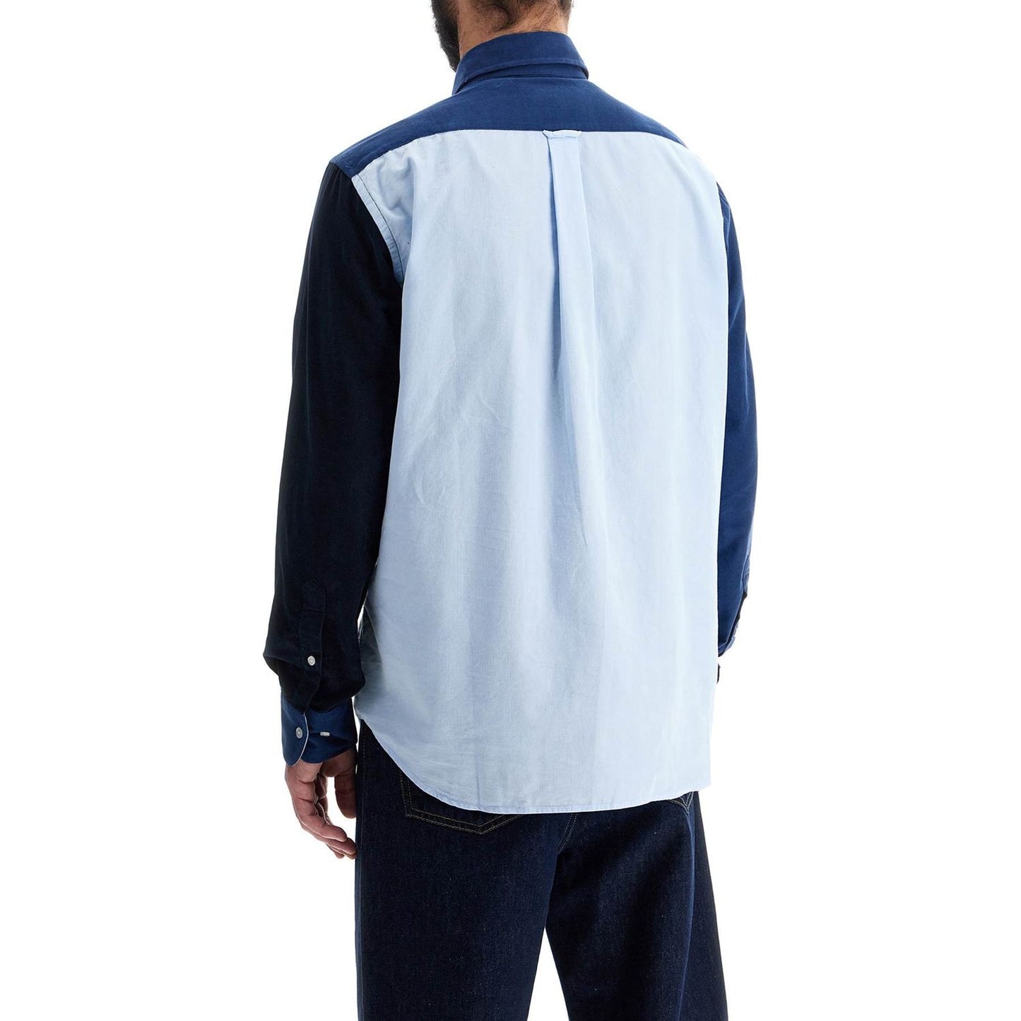 EDEN PARK multicolored blue long sleeve shirt with classic collar Shirts EDEN PARK Black