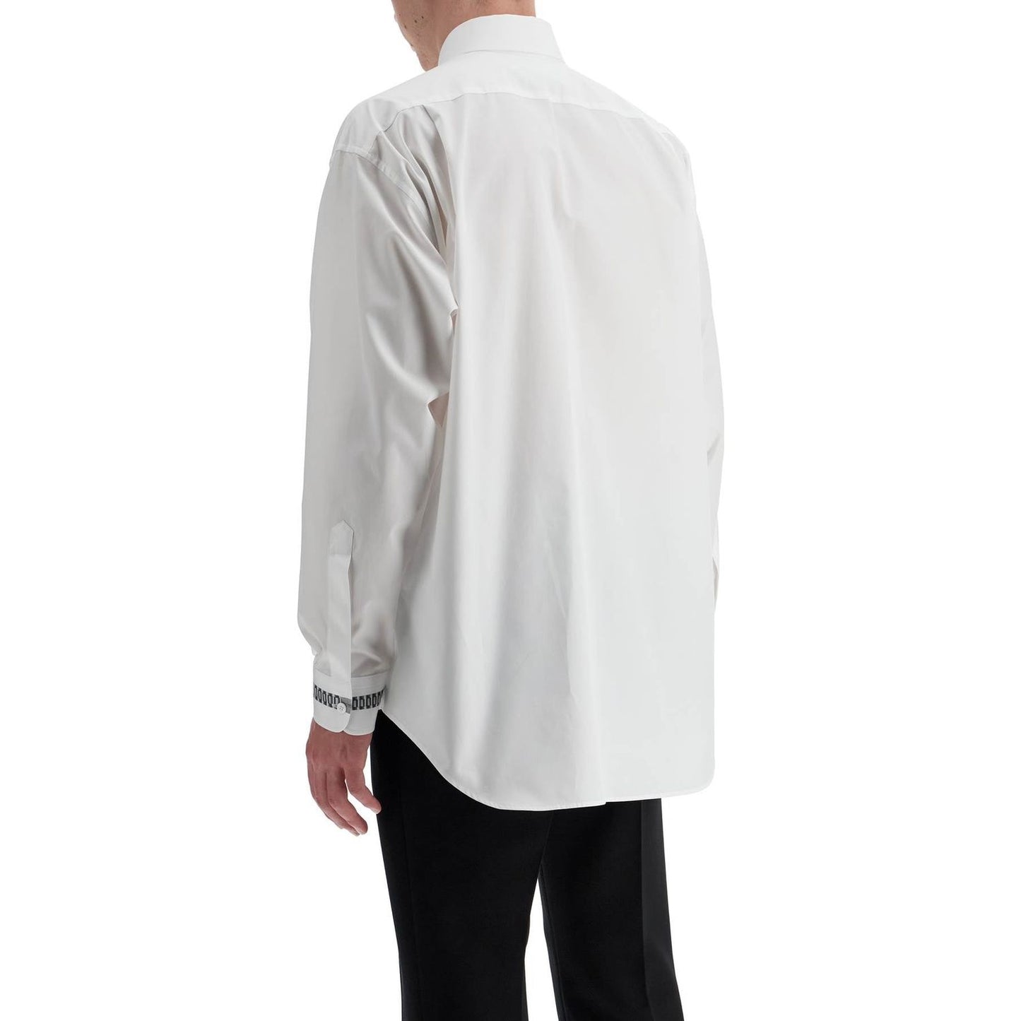 Moschino printed cuff shirt with unique Shirts Moschino Light Gray