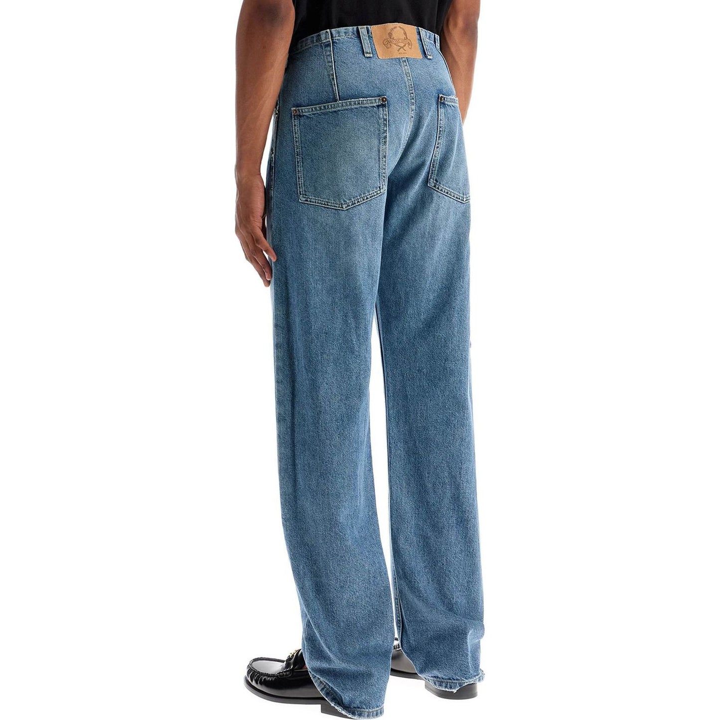 Moschino straight jeans with adjustable waistband Jeans Moschino Dim Gray