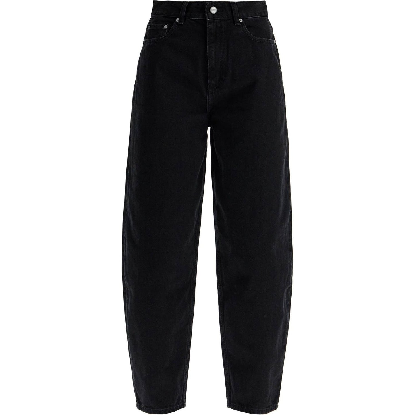 Ganni organic denim tapered jeans Jeans Ganni Black