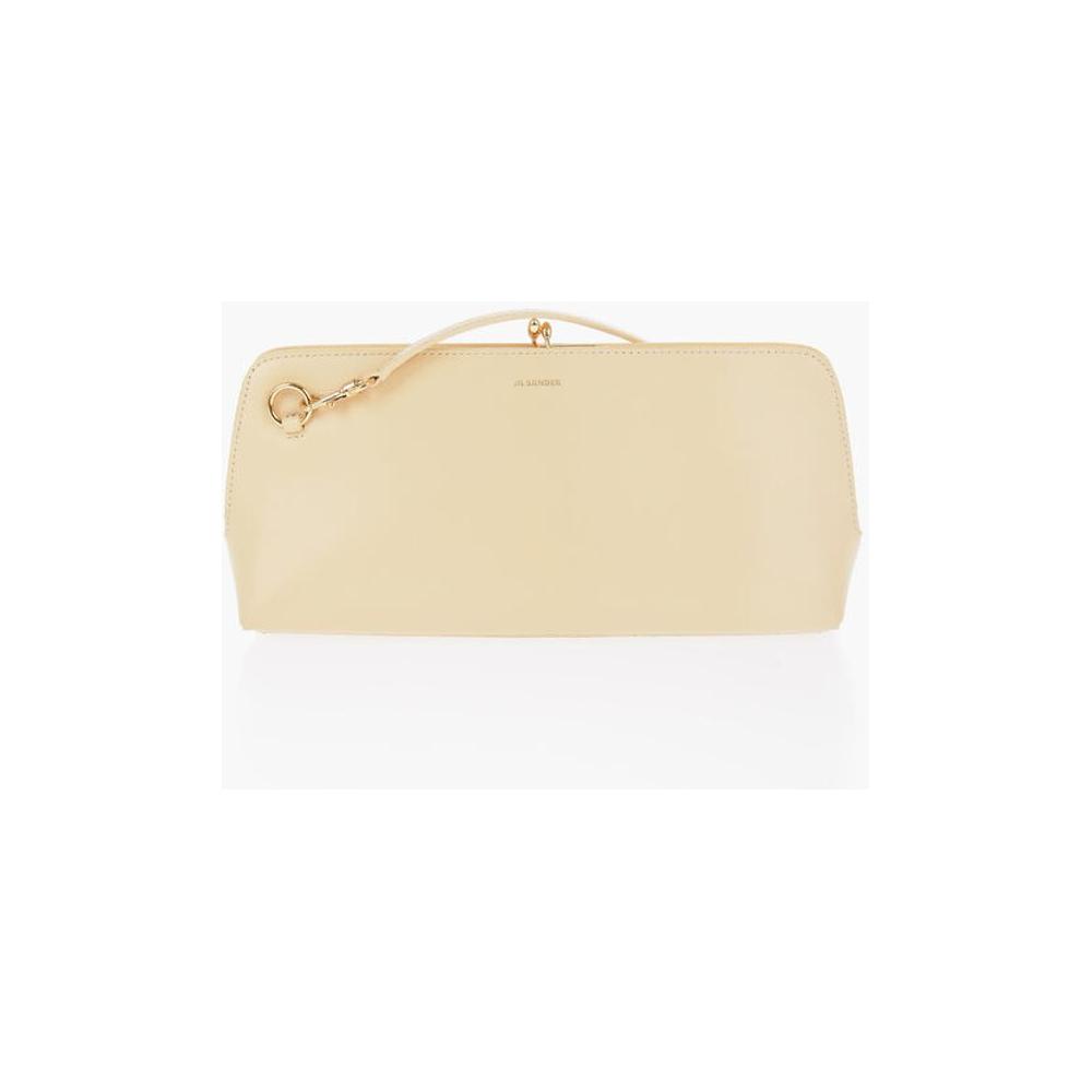 Jil Sander Jil Sander Leather Handbag with Removable Shoulder Strap JIP617225GD 1728,74866327712,Bags,Jil Sander,New with tags,Tote Bags - Women - Bags,Women,Women - Bags,Yellow