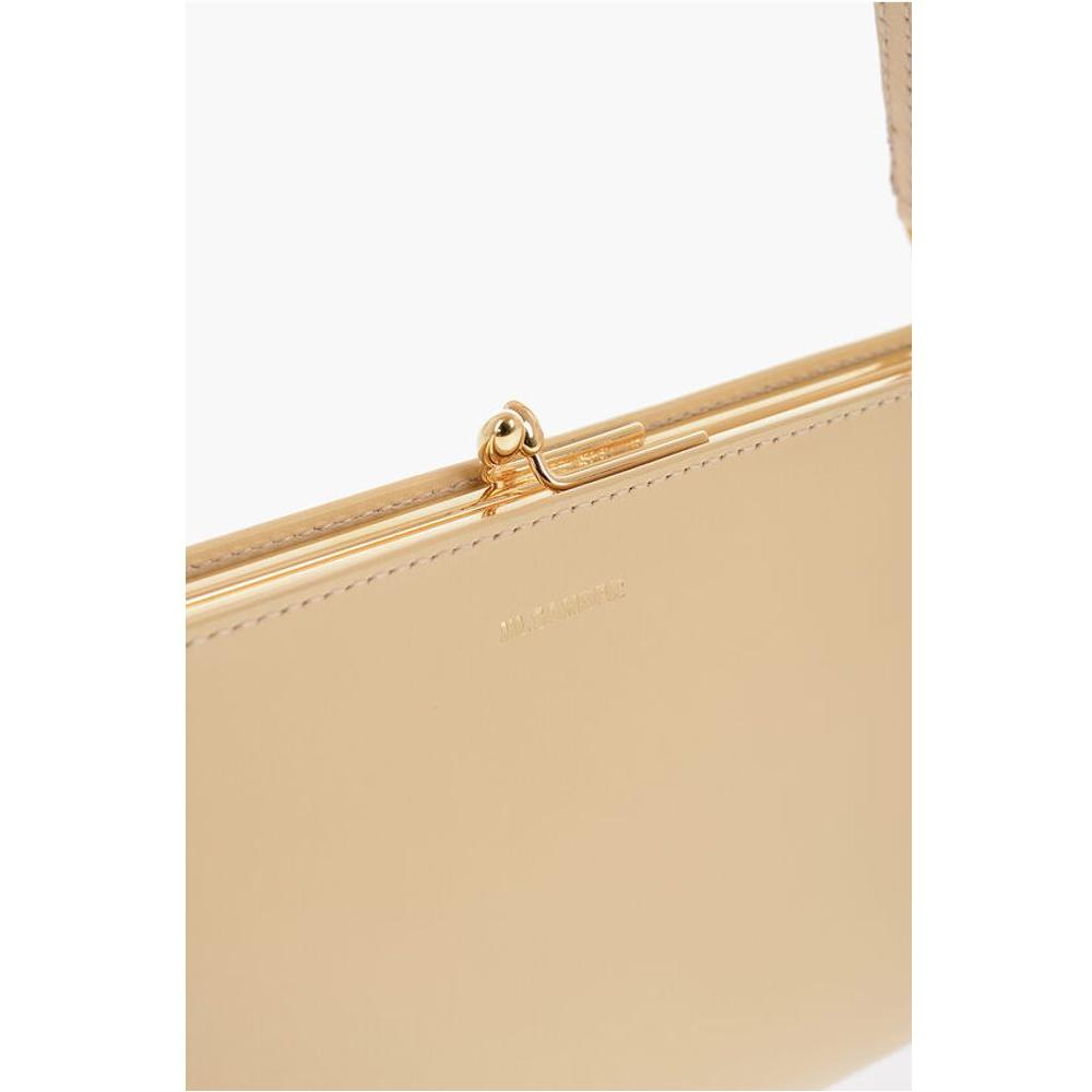 Jil Sander Jil Sander Leather Handbag with Removable Shoulder Strap JIP617225GD 1728,74866327712,Bags,Jil Sander,New with tags,Tote Bags - Women - Bags,Women,Women - Bags,Yellow