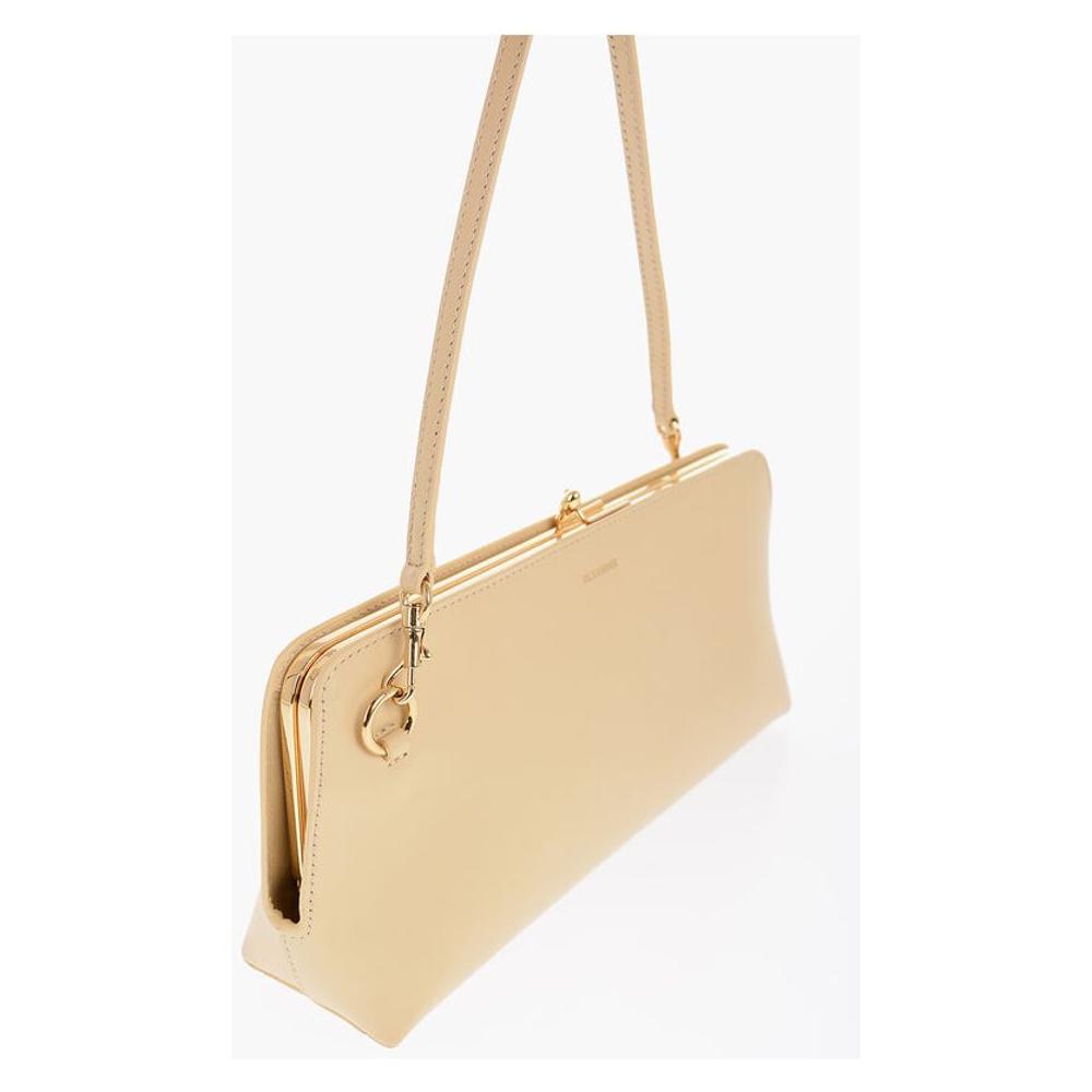 Jil Sander Jil Sander Leather Handbag with Removable Shoulder Strap JIP617225GD 1728,74866327712,Bags,Jil Sander,New with tags,Tote Bags - Women - Bags,Women,Women - Bags,Yellow