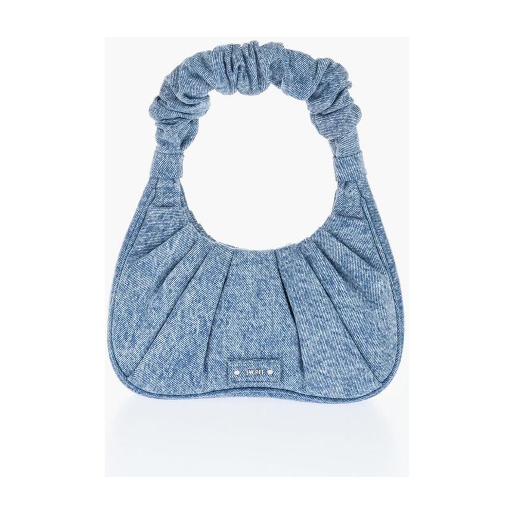 Jw Pei Jw Pei Curled Denim GABBI Hodo Bag JWP648122GD 1728,74866327712,Bags,Blue,Jw Pei,New with tags,Shoulder Bags - Women - Bags,Women,Women - Bags