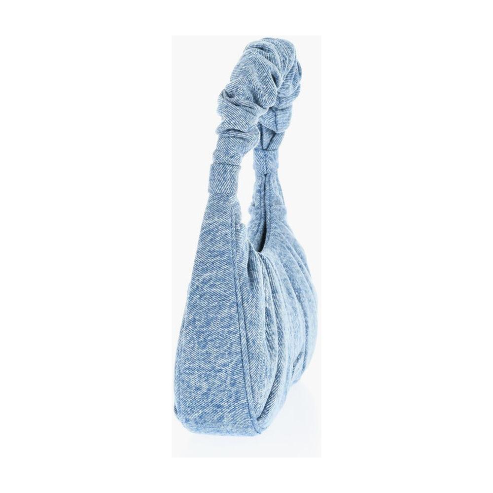 Jw Pei Jw Pei Curled Denim GABBI Hodo Bag JWP648122GD 1728,74866327712,Bags,Blue,Jw Pei,New with tags,Shoulder Bags - Women - Bags,Women,Women - Bags