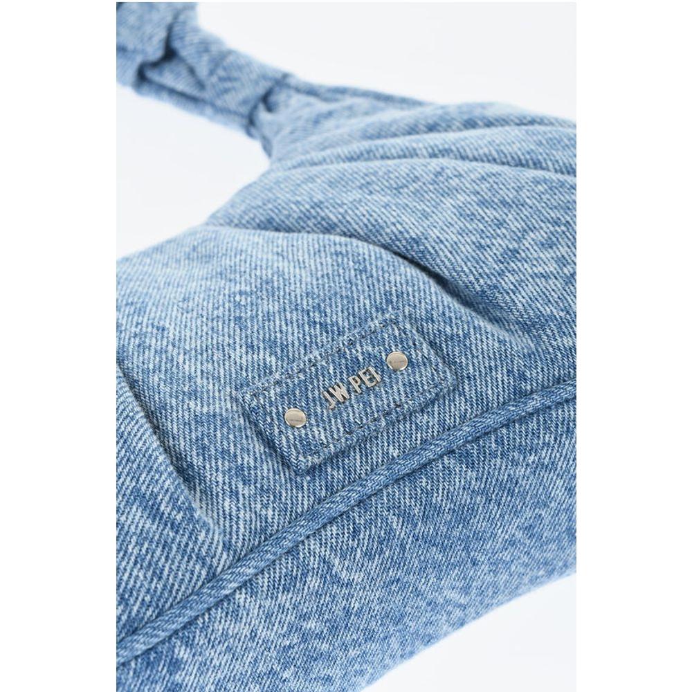 Jw Pei Jw Pei Curled Denim GABBI Hodo Bag JWP648122GD 1728,74866327712,Bags,Blue,Jw Pei,New with tags,Shoulder Bags - Women - Bags,Women,Women - Bags