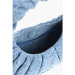 Jw Pei Jw Pei Curled Denim GABBI Hodo Bag JWP648122GD 1728,74866327712,Bags,Blue,Jw Pei,New with tags,Shoulder Bags - Women - Bags,Women,Women - Bags