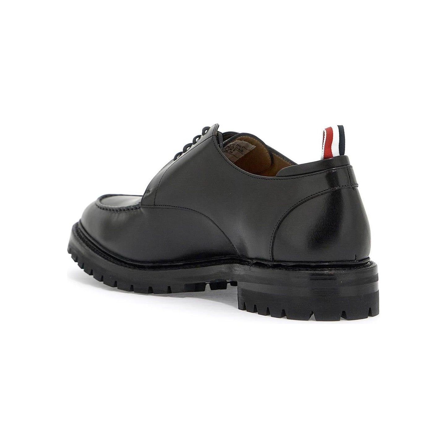 Thom Browne Derby Apron Stitch in pelle liscia Lace-ups Thom Browne Dark Slate Gray